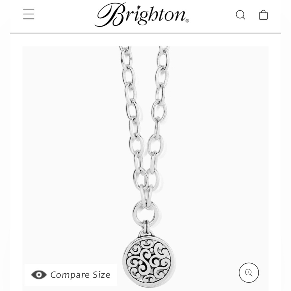 Brighton Contempo Medallion Charm Necklace
